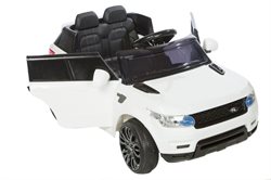 Azeno 12V - Rapid Racer hvid med fjernbetjening 